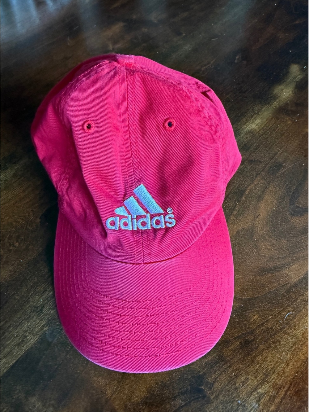 Adidas Red Baseball Cap with Adjustable Strap